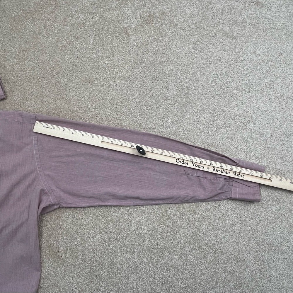 Vintage Christian Dior Shirt Adult Neck 15.5 Pink Button Up Designer Preppy Men - Picture 10 of 12